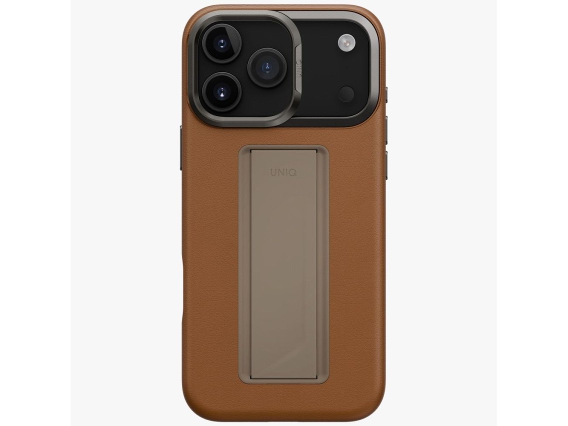 Uniq Heldro Pro Magclick Charging Case for iPhone 17 Pro Max - Brown