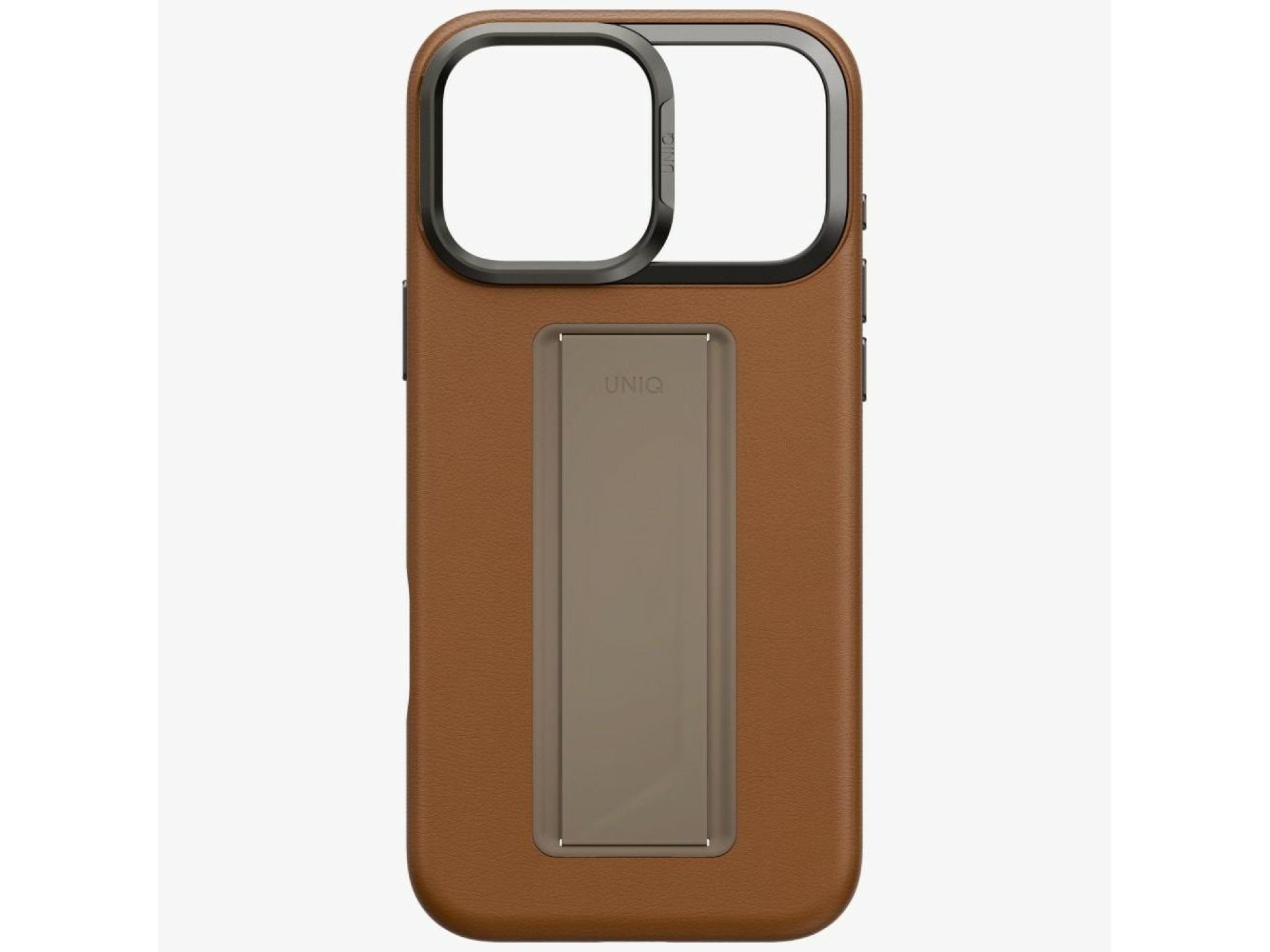 Funda de carga magnética Uniq Heldro Pro para iPhone 17 Pro Max - Marrón
