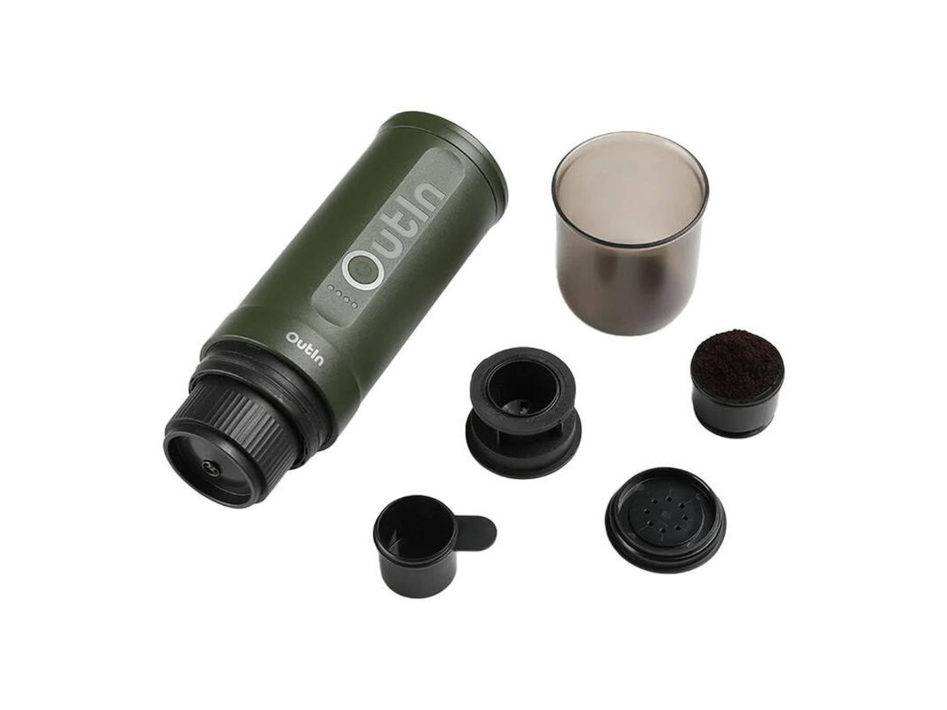 Cafetera portátil Outin Nano de 7500 mAh (verde)