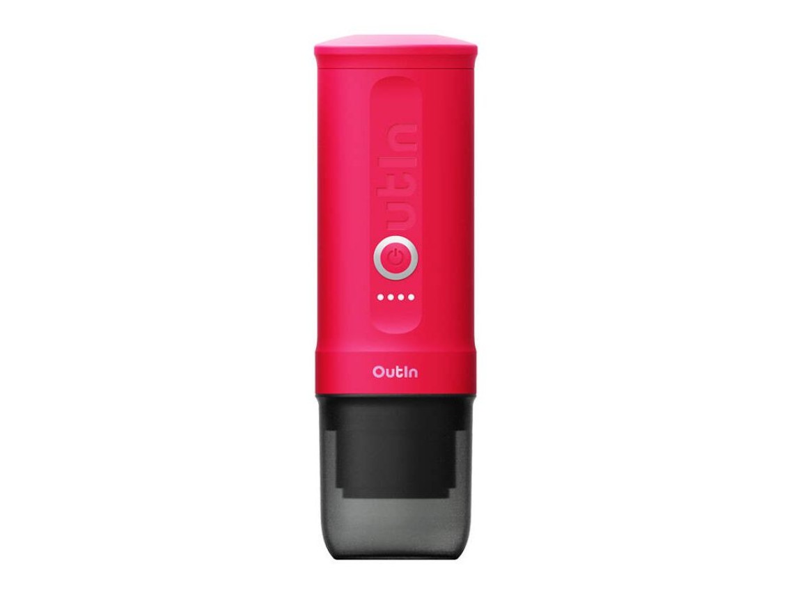 Cafetera portátil Outin Nano de 7500 mAh (roja)
