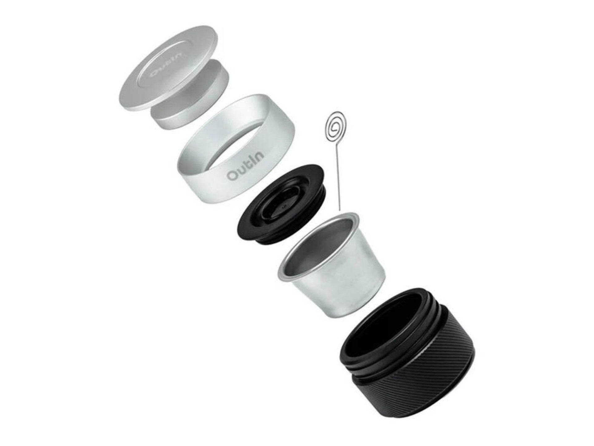 Adaptador doble espresso Outin Basket Plus
