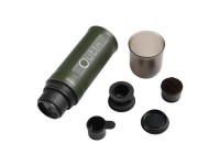 Conjunto de cafeteira port�til Outin Nano 7500mAh (Verde) + capa protetora