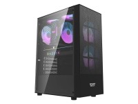 Caja de ordenador Darkflash A290 (negra) + 3 ventiladores