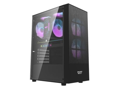 Caja de ordenador Darkflash A290 (negra) + 3 ventiladores