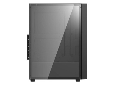 Gabinete para computador Darkflash A290 (preto) + 3 ventoinhas