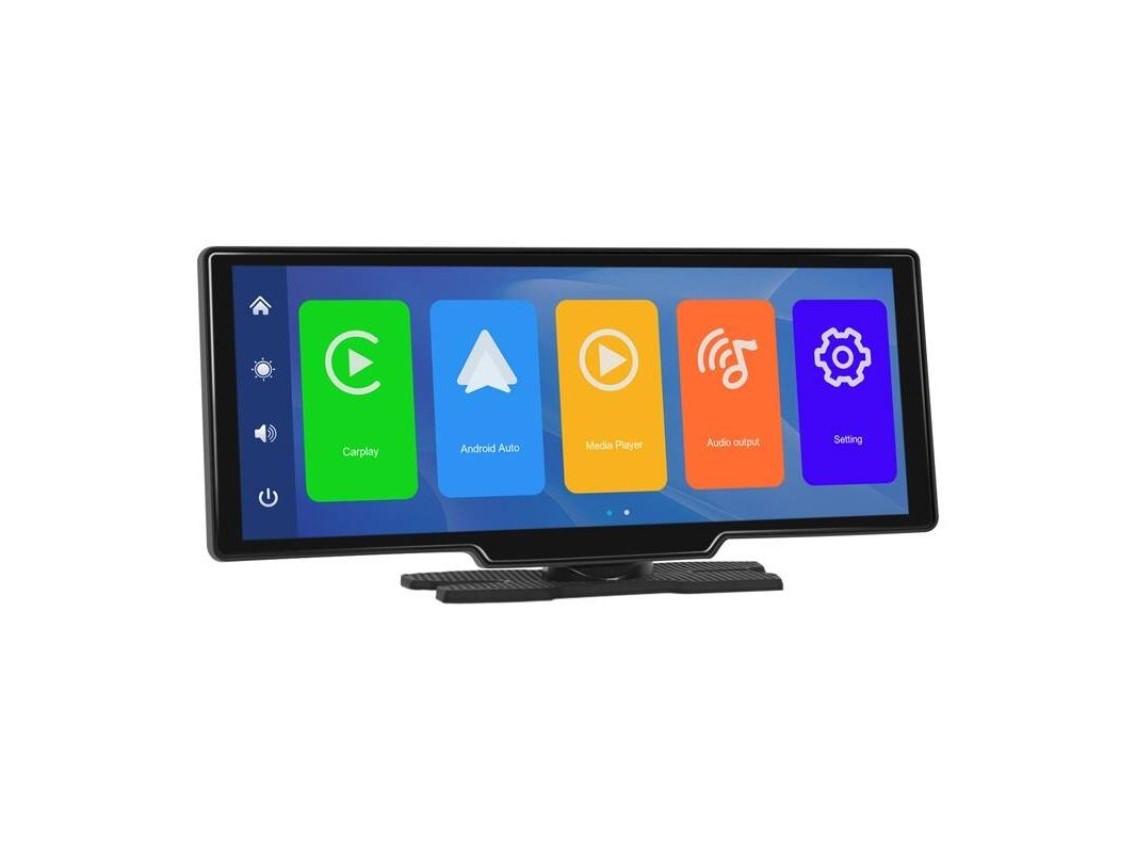 Monitor automotivo Podofo A3247 Carplay e Android Auto 10,26''