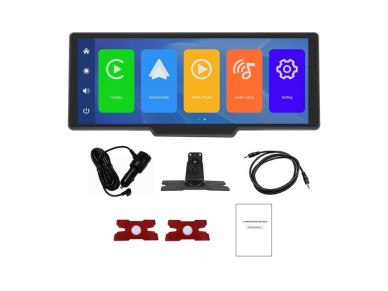 Monitor automotivo Podofo A3247 Carplay e Android Auto 10,26''