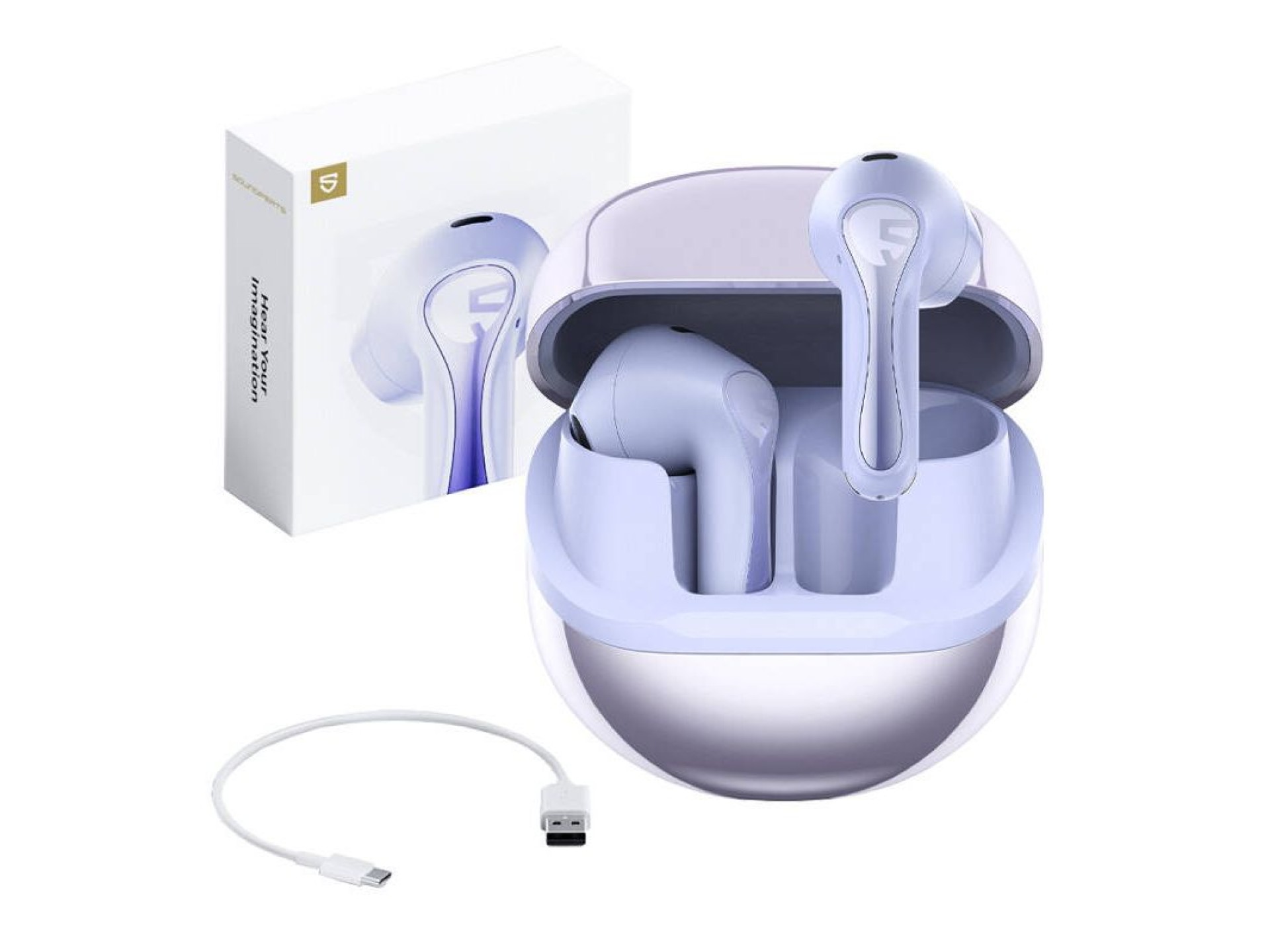Auriculares TWS Soundpeats Air 5 (morados)