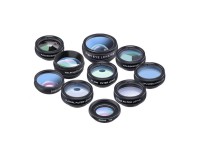Mobile lens kit APEXEL APL-DG10 10 in 1 (black)