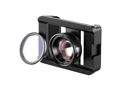 Objetivo m�vil APEXEL APL-HB100CPL100 mm macro con CPL (negro)