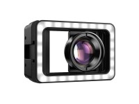 Mobile lens APEXEL APL-HB100FL23 100mm macro with LED (black) Mobile lens APEXEL APL-HB100FL23 100mm macro with LED (black)