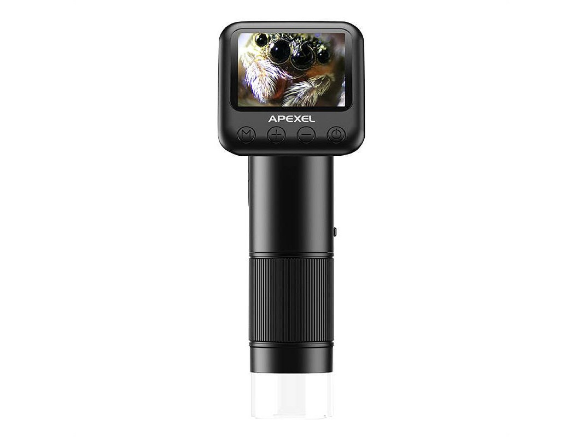 Microsc¨®pio digital LCD APEXEL APL-MS008 (preto)