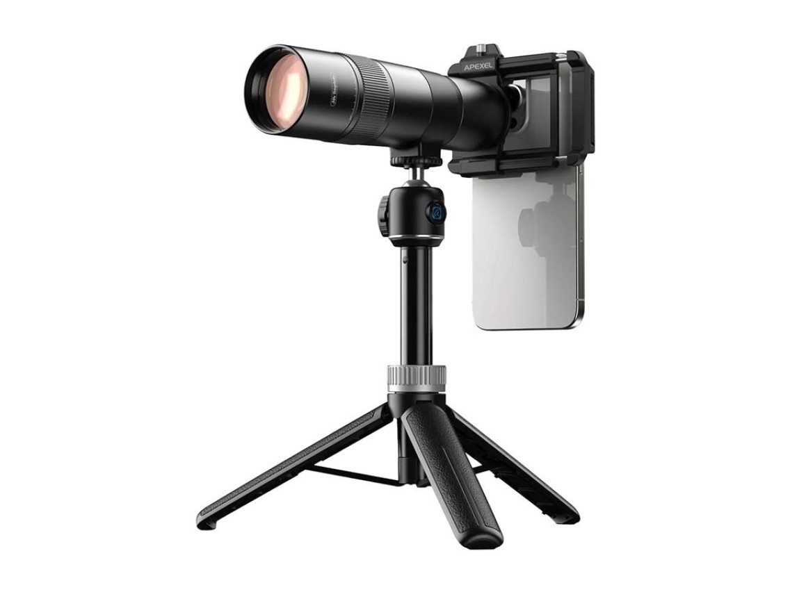 Lente Apexel 30X com tripé APL-T30XJJ028