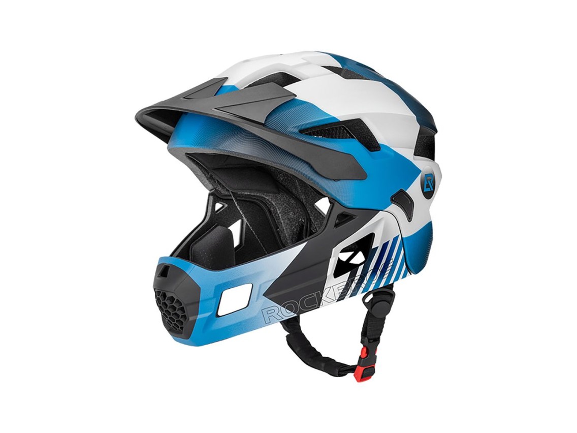 Casco de bicicleta infantil Rockbros TS-61 10110061002 con mentonera desmontable, talla M (54-57), a
