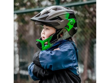 Capacete infantil para ciclismo Rockbros TS-61 10110061003 com queixeira remov�vel, tamanho P (48-54