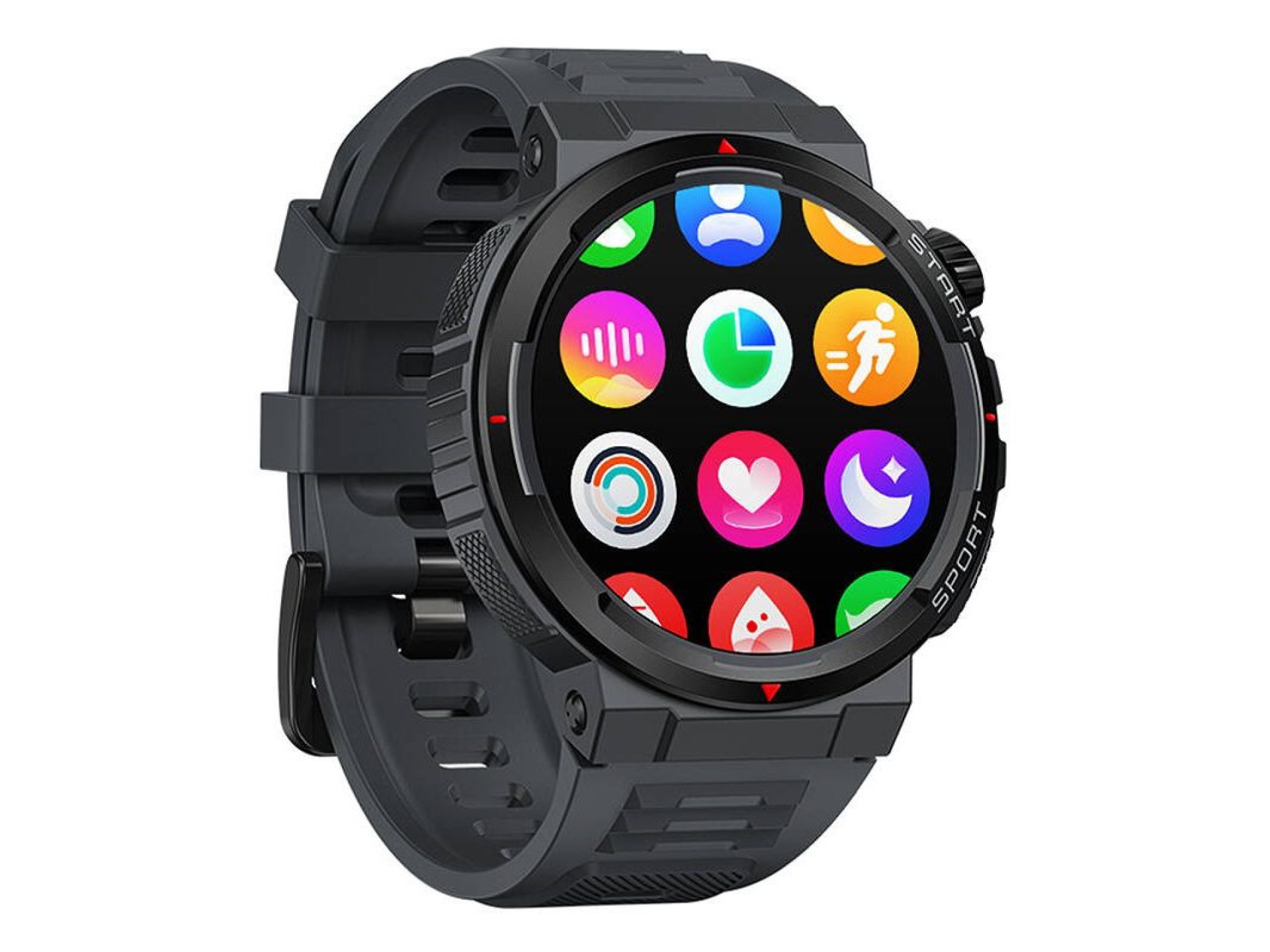 Zeblaze Ares 3 Plus Smartwatch (Black)