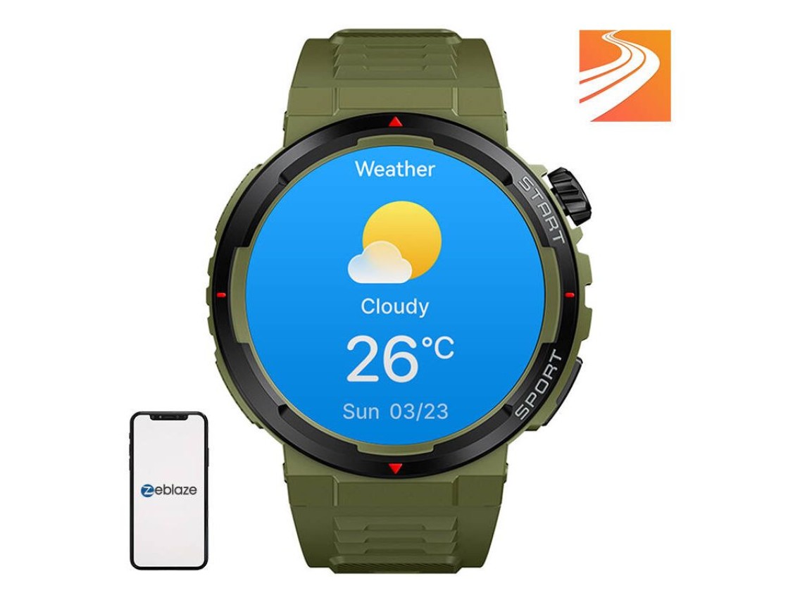 Smartwatch Zeblaze Ares 3 Plus (Verde)