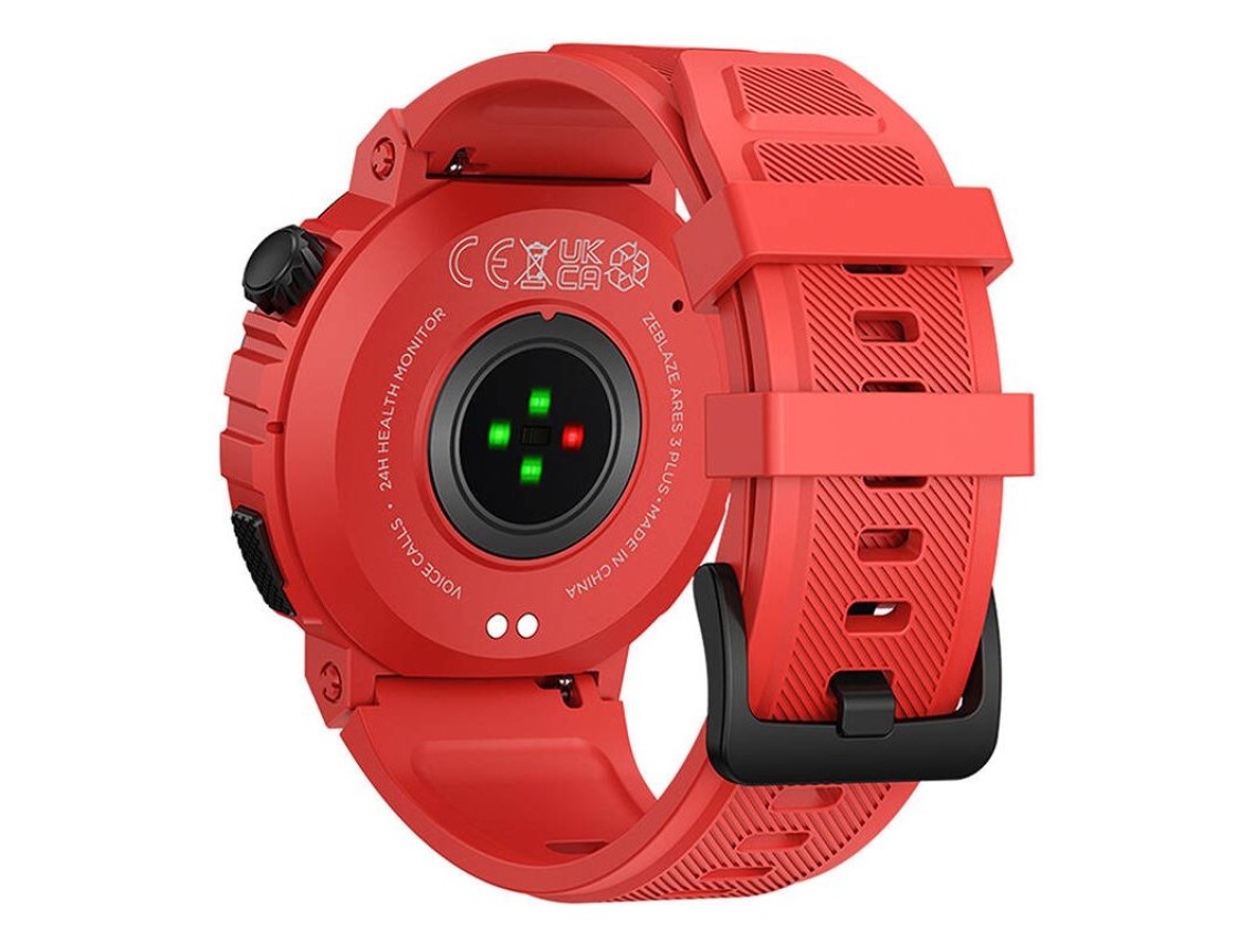 Zeblaze Ares 3 Plus Smartwatch (Red)