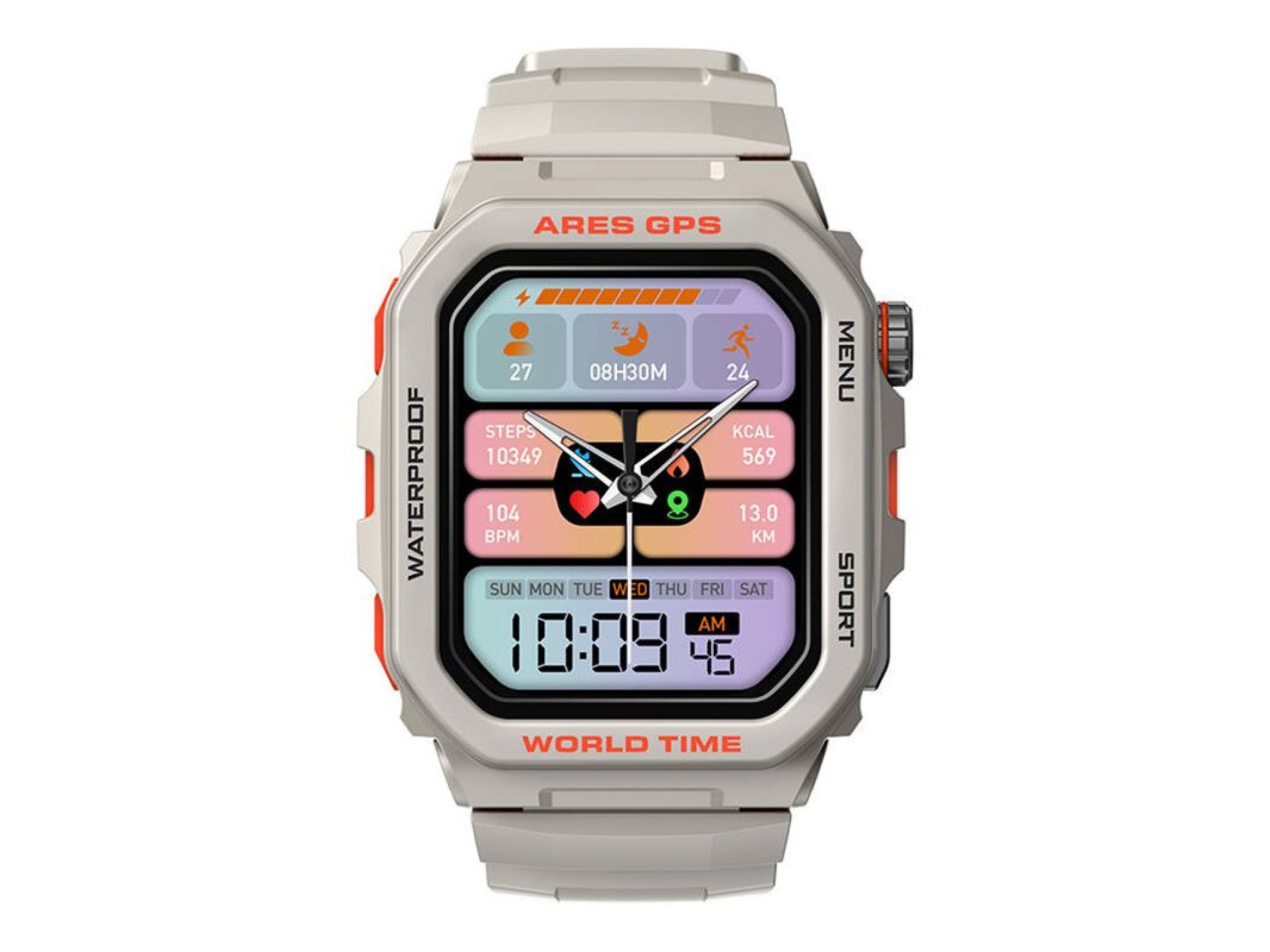Relógio inteligente Zeblaze Ares GPS (branco)