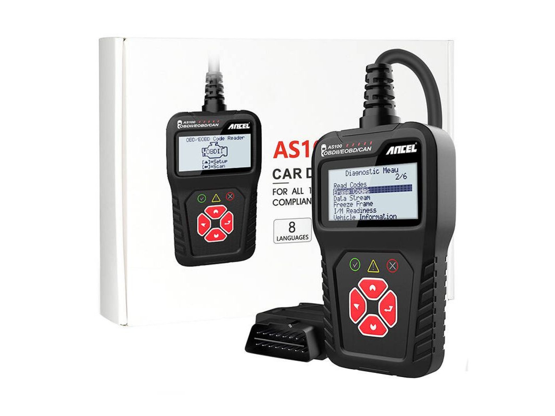 Diagnostic Scanner OBD2 Ancel AS100/AC100