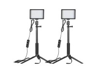 Kit Neewer ZC-10S two lamps LED + filters + tripods