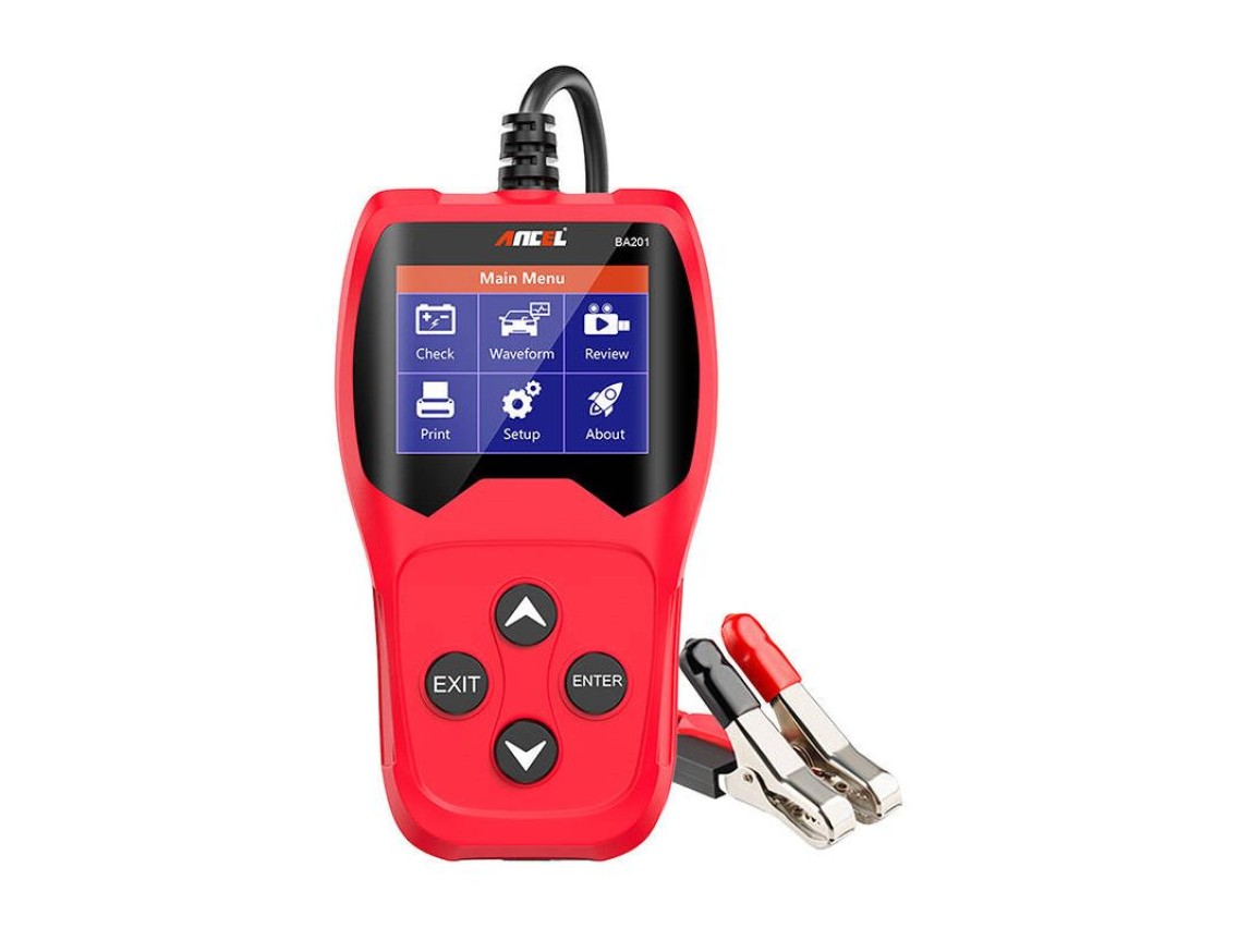 Probador de bater�as Ancel BA201 8-16V CC