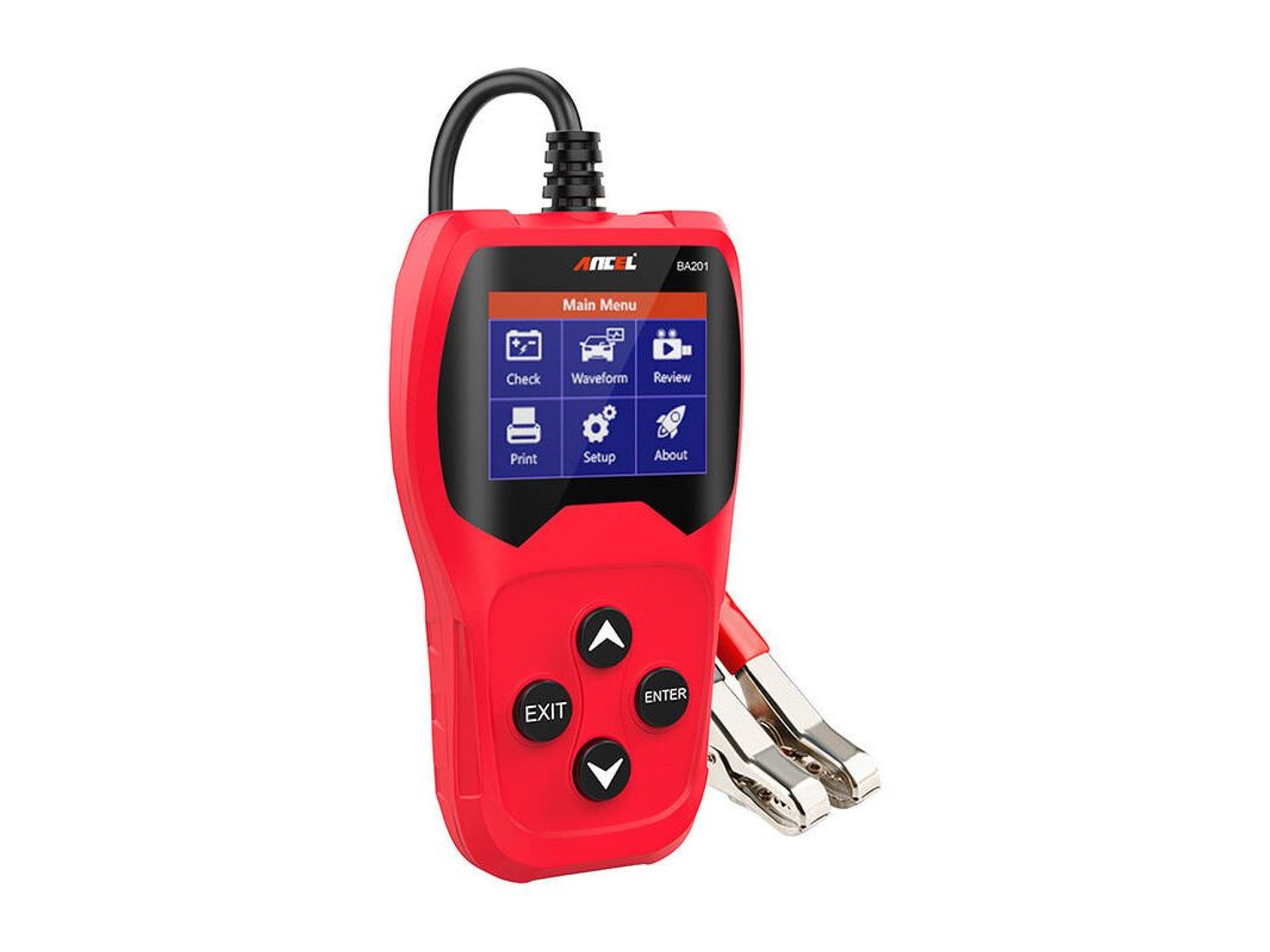 Testador de baterias Ancel BA201 8-16V DC