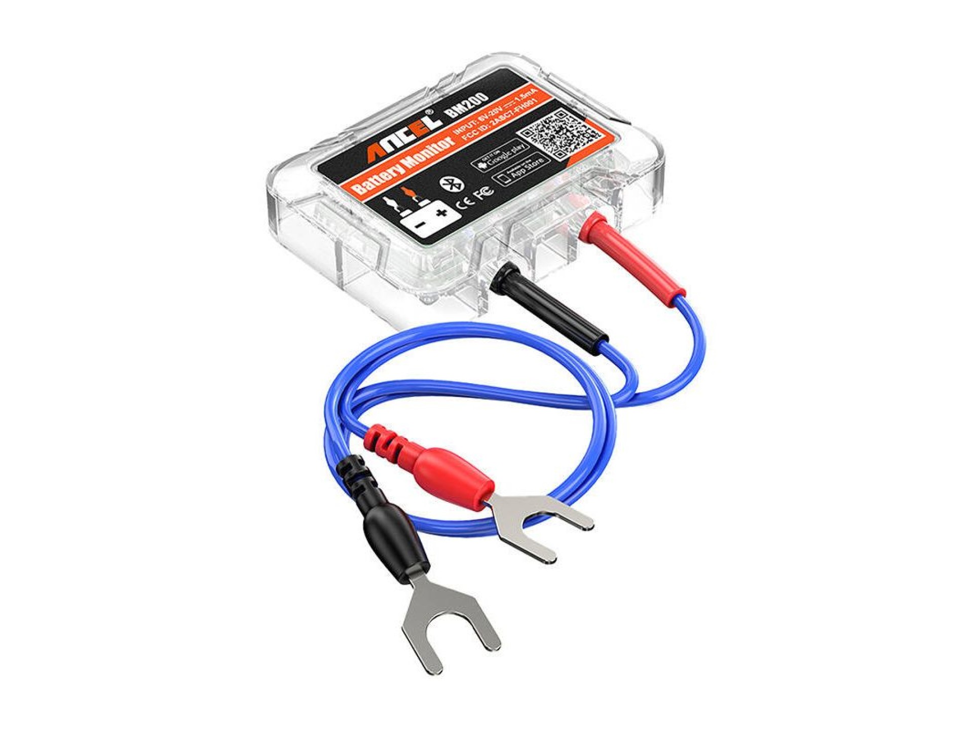 Testador de bateria Bluetooth Ancel BM200 6-20V DC