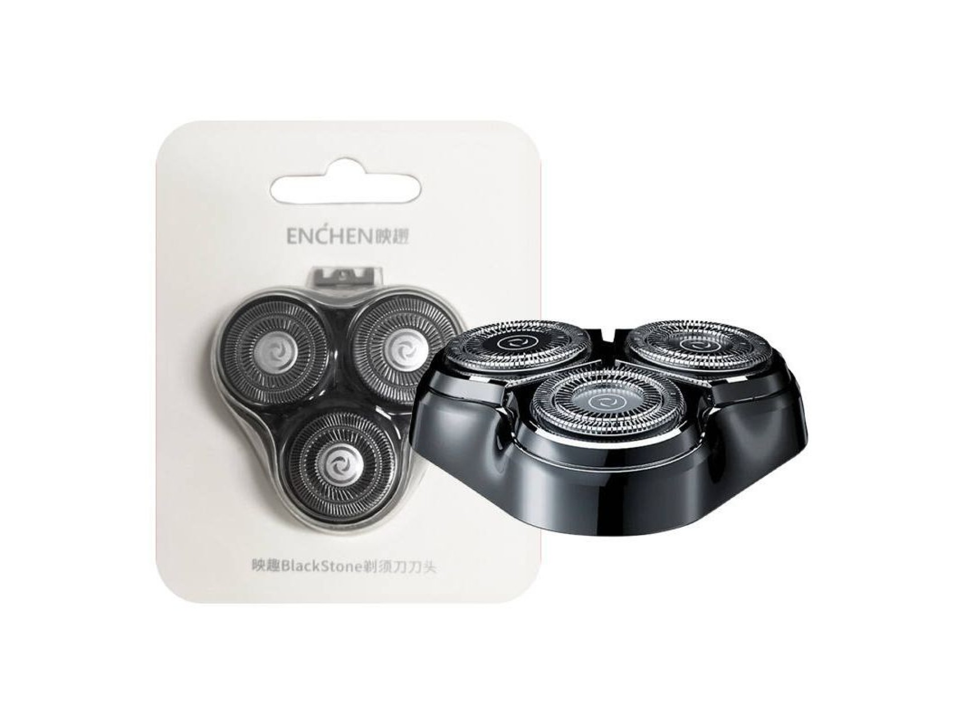 Lâmina de reposição para barbeador ENCHEN Blackstone, Blackstone-C, Warrior BR-2 (preto)
