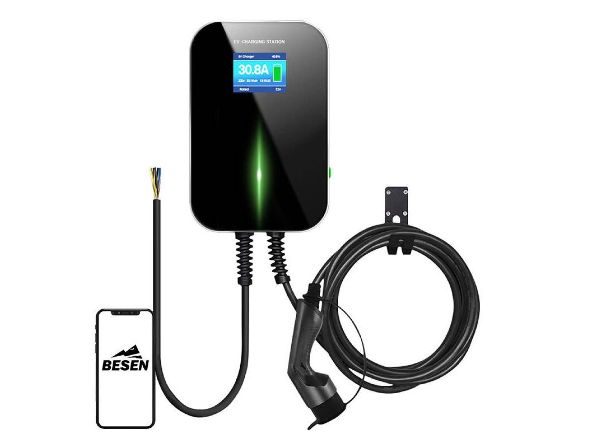 Cargador de pared Besen para coches eléctricos BS20 11 lkW APP
