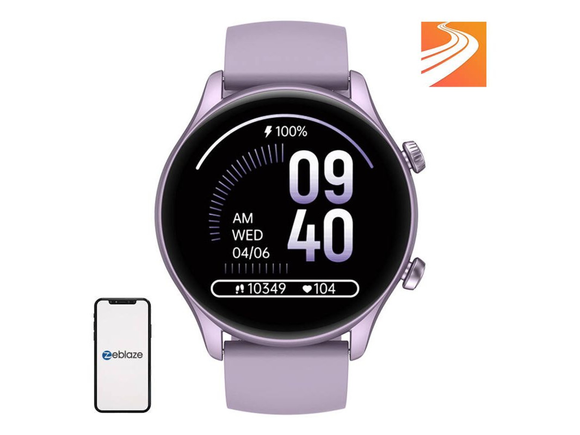 Reloj inteligente Zeblaze Btalk 3 Plus (morado)