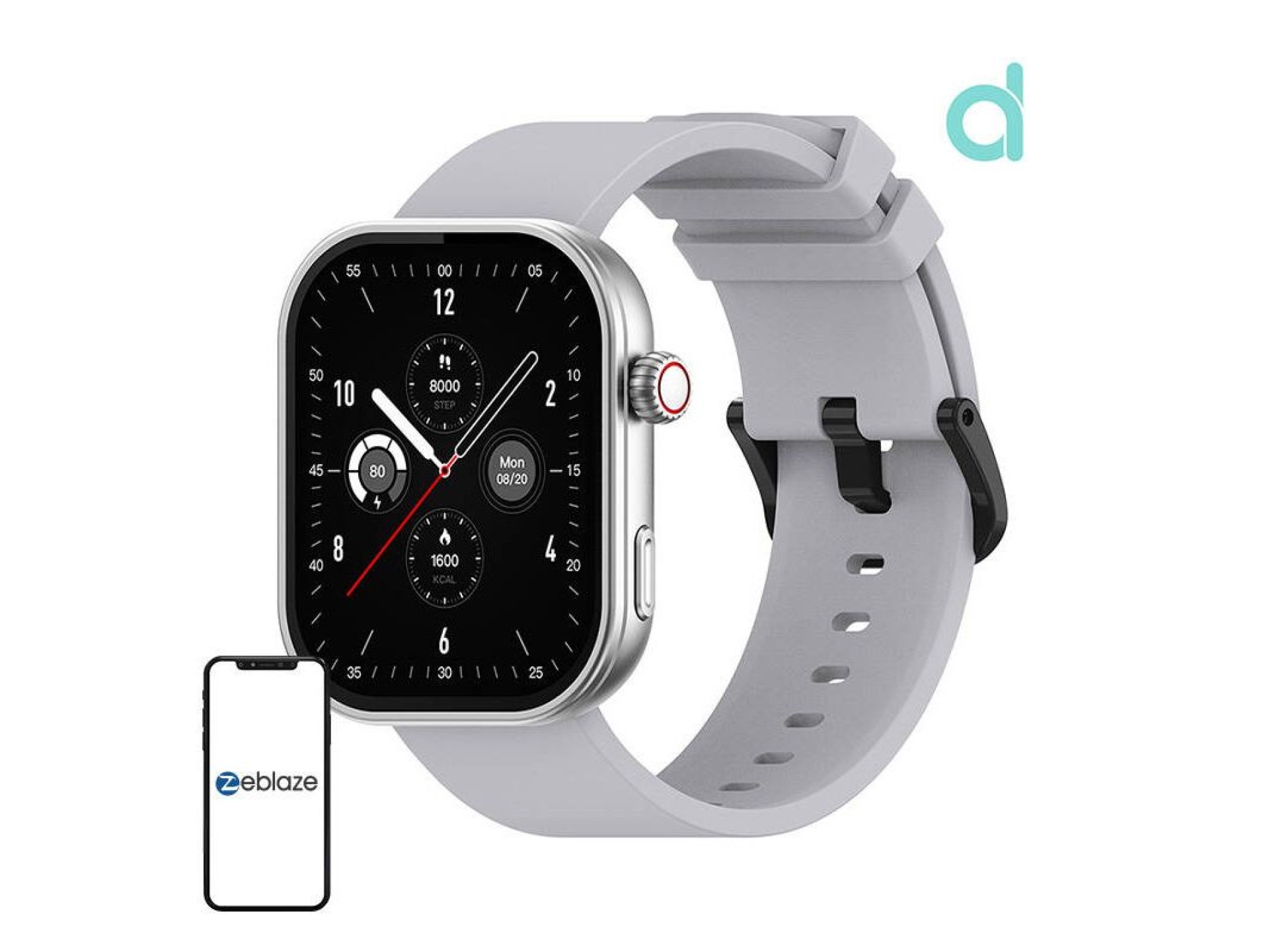 Smartwatch Zeblaze Btalk Plus (Prata)