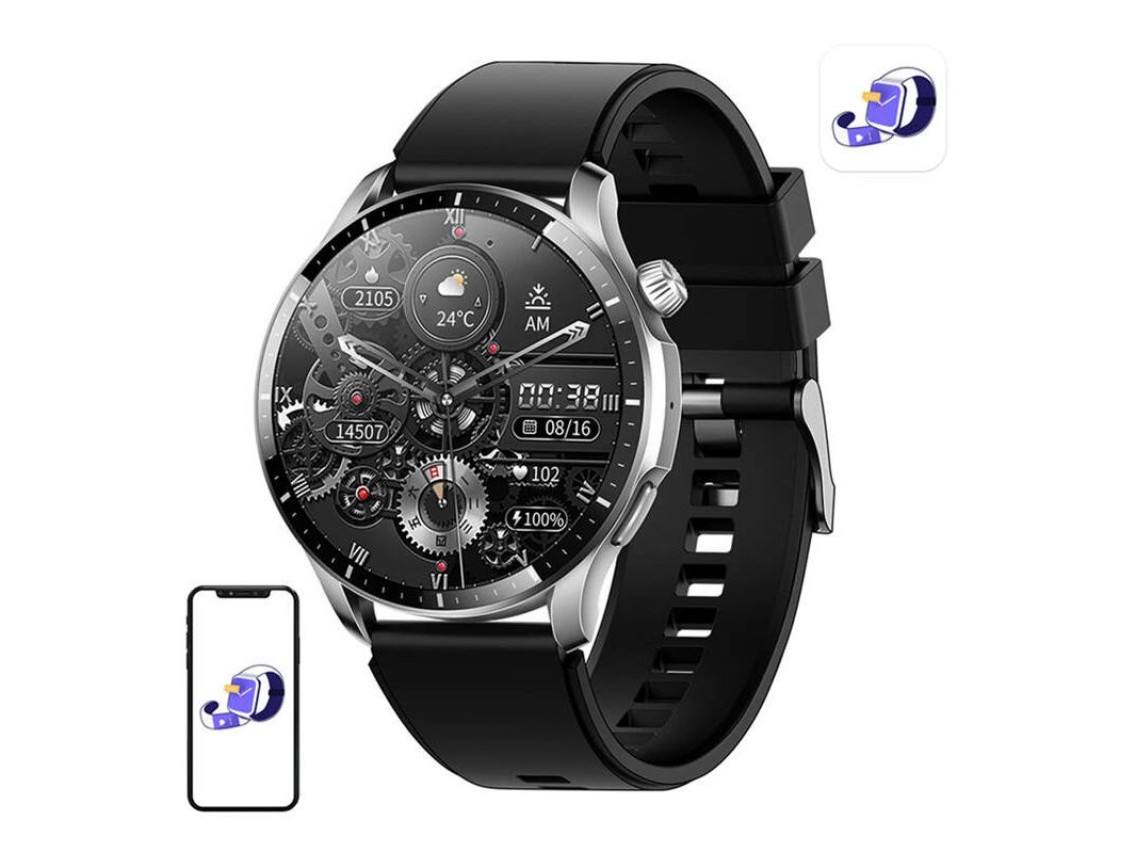 Reloj inteligente Blitzwolf BW-EP10 (plateado)