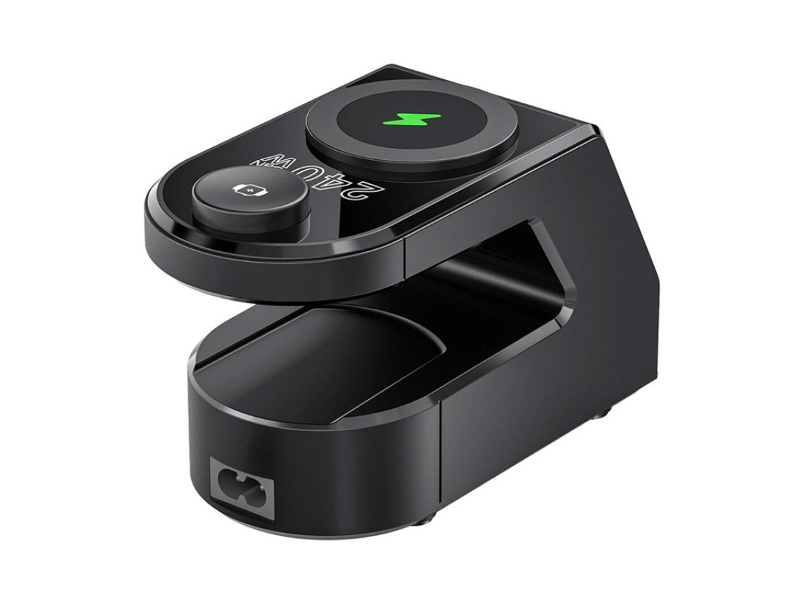 Blitzwolf BW-FW10 alarm clock with charger 2xUSB-A, 4xUSB-C, 240W