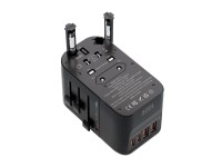 Adaptador de viagem Blitzwolf BW-TA2 5 em 1: 2x USB PD + 2x C QC + C GaN 100W