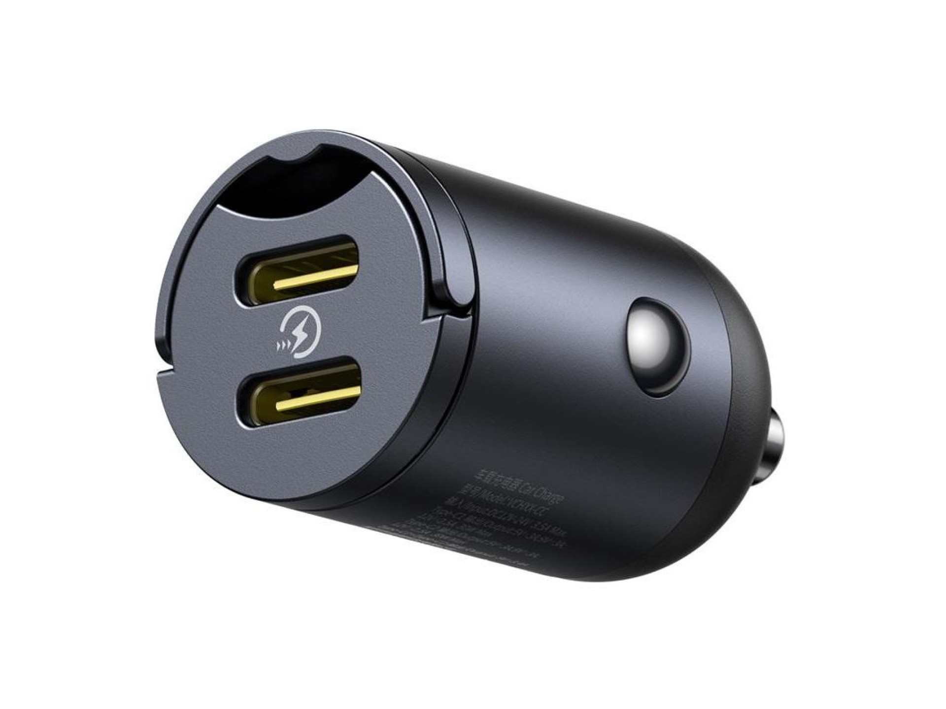Baseus Mini Tiny Star 2C PD car charger 1x USB-C - USB-C port 30W black