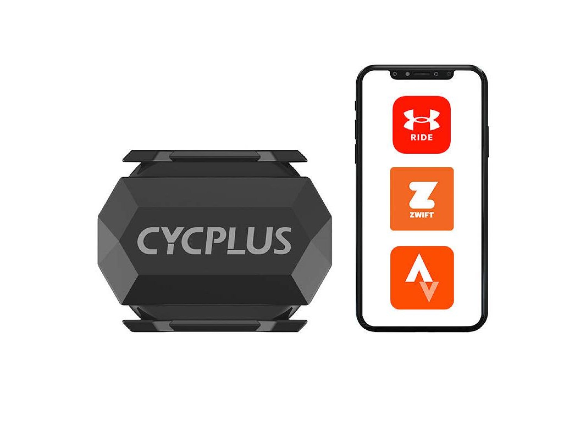 Sensor de velocidade de cadência Cycplus C3 - compatível com Wahoo, Zwift, Endomondo, Mapmyride etc.