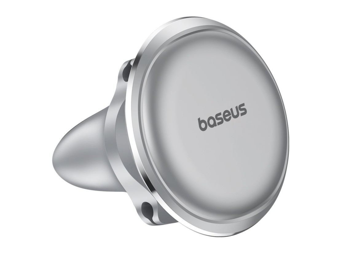 Baseus car holder magnetic with cable clip silver new2 air vent