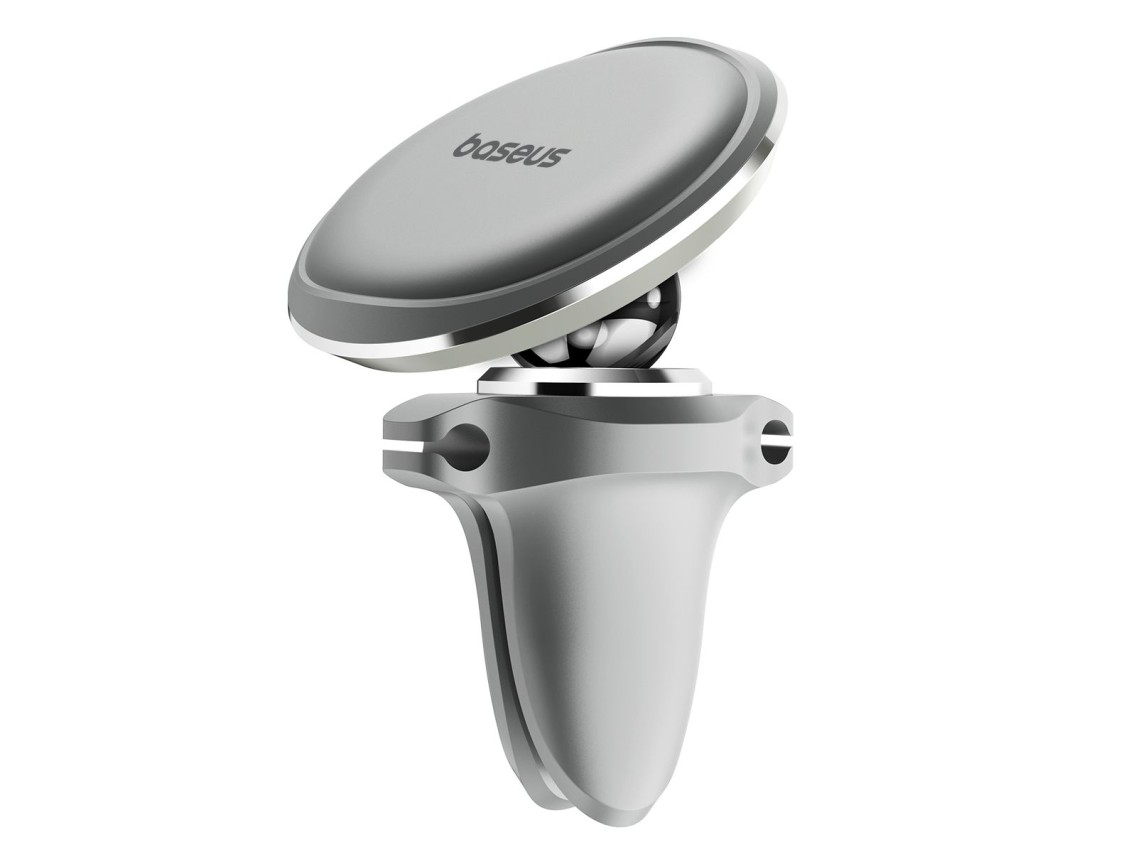 Baseus car holder magnetic with cable clip silver new2 air vent