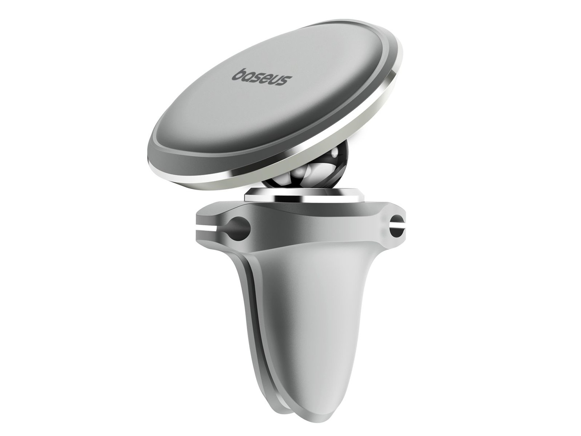 Baseus car holder magnetic with cable clip silver new2 air vent