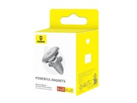 Baseus car holder magnetic with cable clip silver new2 air vent Baseus car holder magnetic with cable clip silver new2 air vent