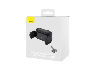 Soporte para coche Baseus T-Space negro para rejilla de ventilaci�n solar