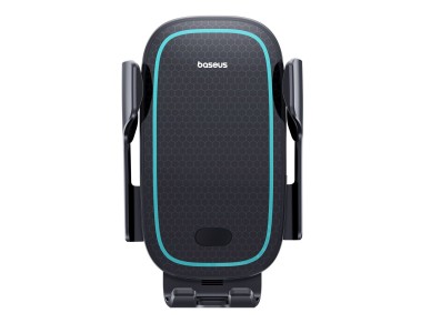 Suporte de carro Baseus Milky Way Pro com função de carregamento sem fio 15W preto Suporte de carro Baseus Milky Way Pro com função de carregamento sem fio 15W preto