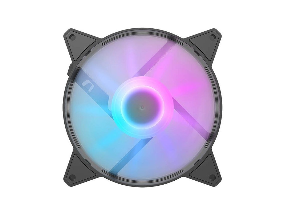 Conjunto de ventoinhas para computador Darkflash C6, RGB, 3 em 1 120x120 (preto)