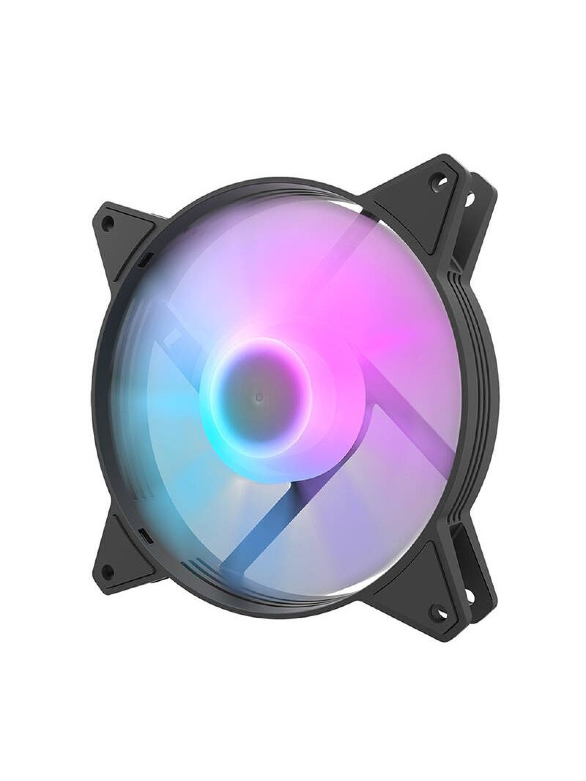 Conjunto de ventoinhas para computador Darkflash C6, RGB, 3 em 1 120x120 (preto)