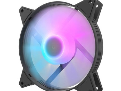 Conjunto de ventoinhas para computador Darkflash C6, RGB, 3 em 1 120x120 (preto)