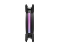 Conjunto de ventoinhas para computador Darkflash C6, RGB, 3 em 1 120x120 (preto)