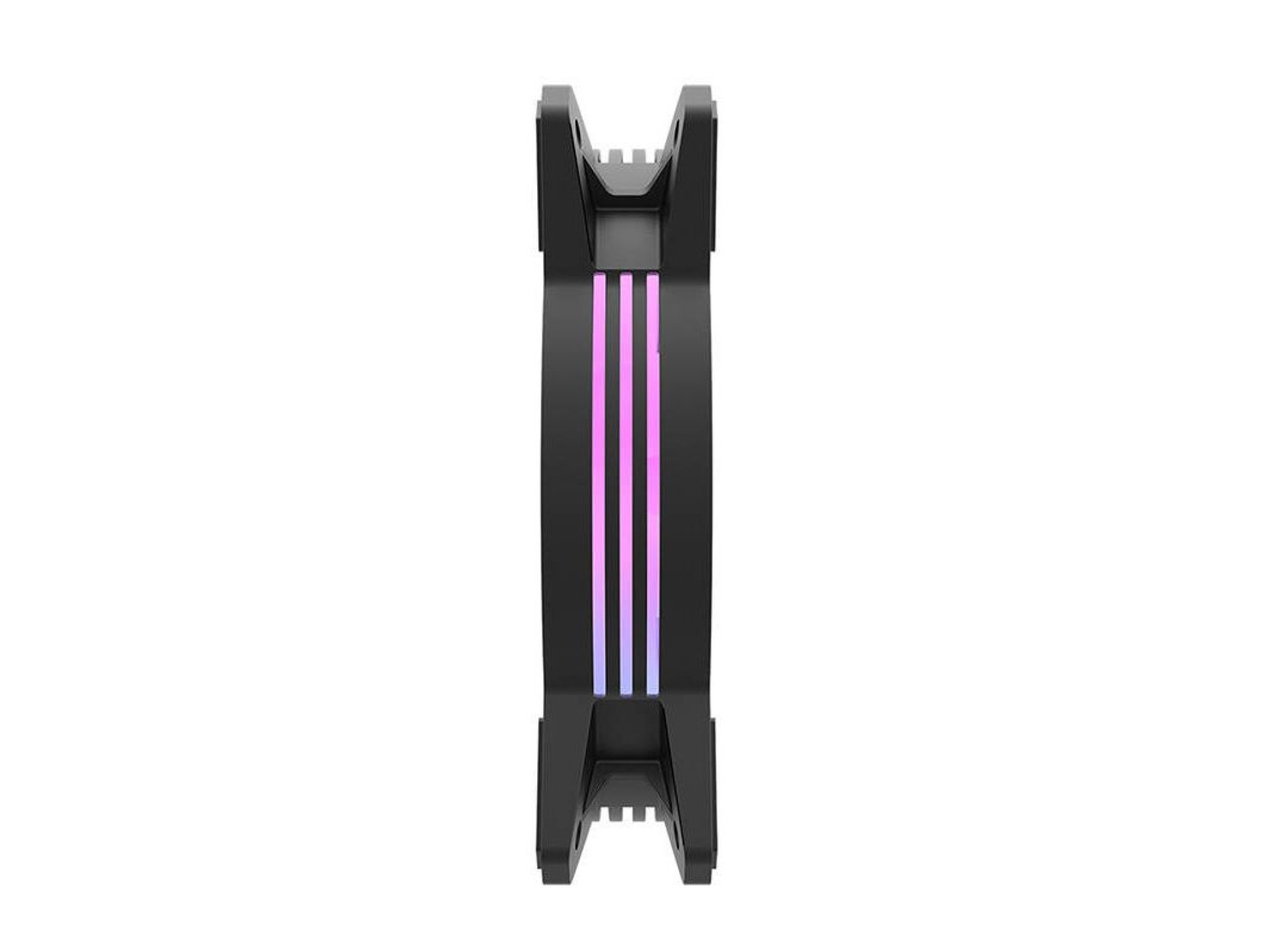 Conjunto de ventoinhas para computador Darkflash C6, RGB, 3 em 1 120x120 (preto)
