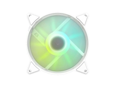Conjunto de ventoinhas para computador ARGB Darkflash C6 3 em 1 120x120 (brancas)