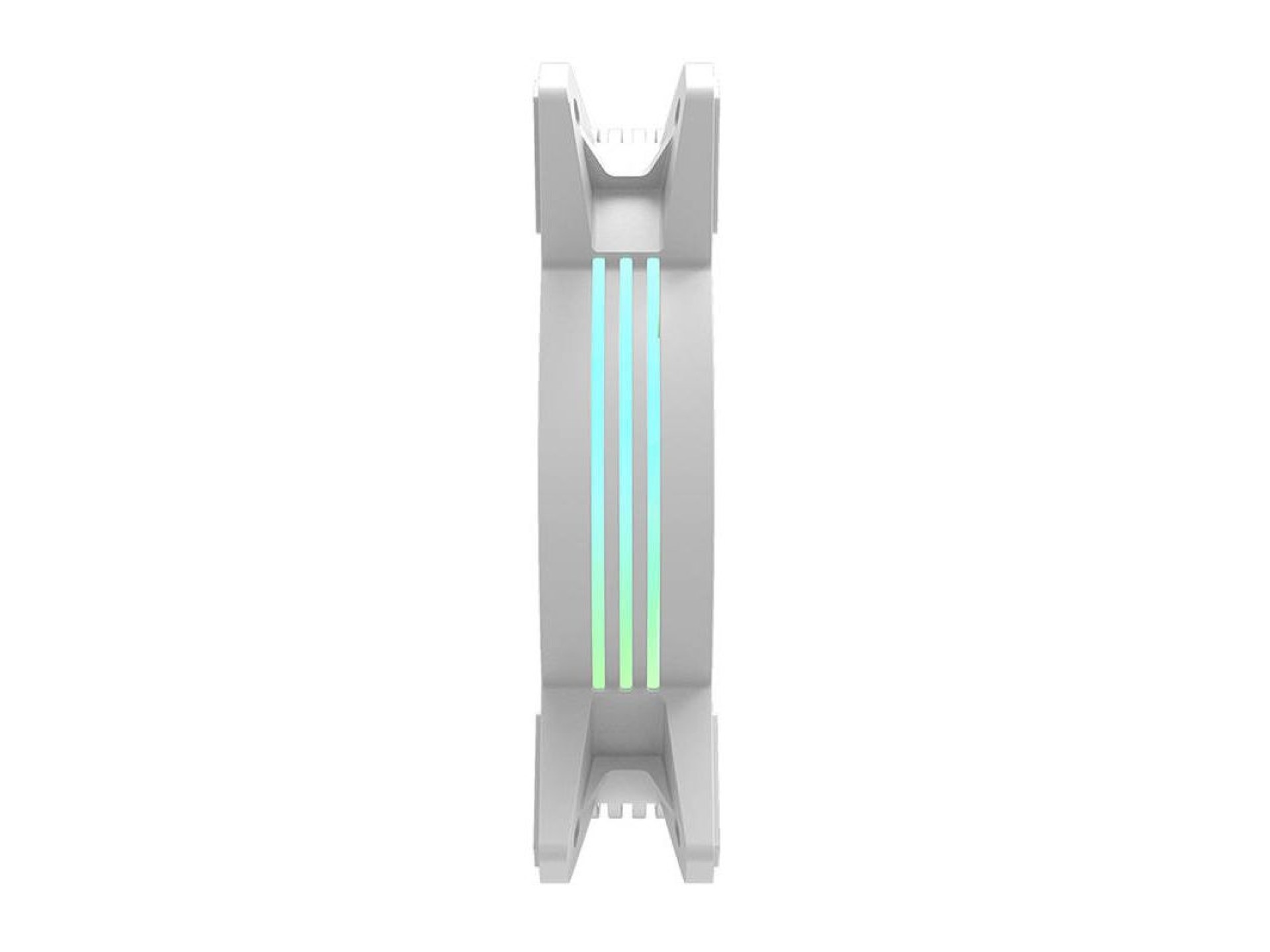Juego de ventiladores para computadora ARGB Darkflash C6 3 en 1 120x120 (blanco)